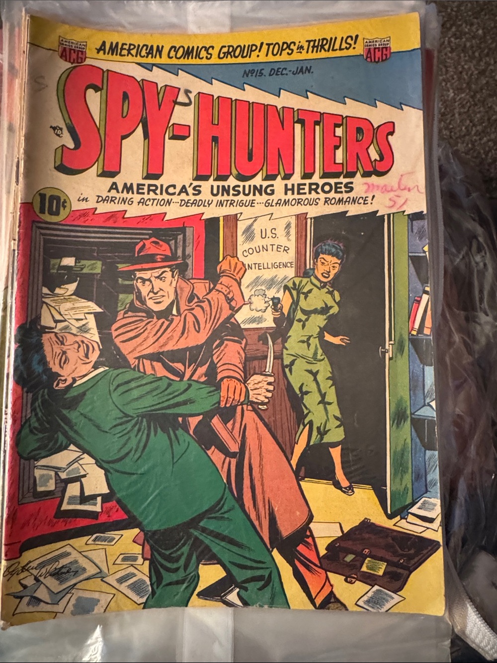 Spy-Hunters No 15 Comic Book